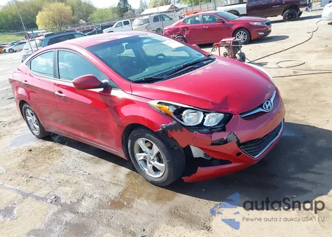 2014 Hyundai Elantra Se из США, поврежденный, VIN KMHDH4AE8EU181730